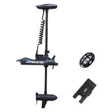 Load image into Gallery viewer, AQUOS Black Haswing Cayman 12V 55LBS 54'' shaft Bow Mount Trolling Motor with Wireless Remote Control and Quick Release Bracket for Pontoon Boat Fishing, for fresh water and salt water use, energy saving, quiet operation
