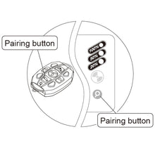Load image into Gallery viewer, AQUOS Haswing 2.4G Remote Control, Only Compatible with 50700-V18, 50718D-V08, 50706-V03 Version Electric Trolling Motor - Not for GPS Motors and Other Models