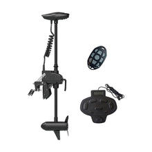 Load image into Gallery viewer, AQUOS Haswing 12V 55LBS 47inch Transom Trolling Motor with Remote Control and Wired Foot Control for Saltwater and Freshwater Fishing, Inflatable Boat, Kayak, Dinghy Small Boat Fishing