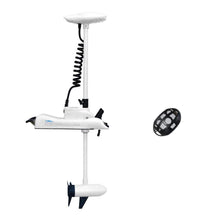 Load image into Gallery viewer, AQUOS White Haswing Cayman 12V 55LBS 48" Shaft Bow Mount Electric Trolling Motor Portable, Variable Speed for Bass Fishing Boats Freshwater and Saltwater Use, Quiet Operation