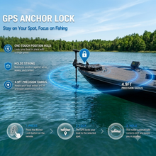 Load image into Gallery viewer, Haswing 12V 55LBS 54in Bow Mount GPS Trolling Motor - Wireless Remote