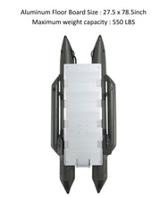 Load image into Gallery viewer, AQUOS 2021 New Backpack Series 10.2ft Inflatable Pontoon Boat with Haswing 24V 110LBS Transom Hand Control Trolling Motor