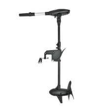 Load image into Gallery viewer, AQUOS New Heavy-Duty for Two Series 11.5 ft Inflatable Pontoon Boat with Haswing 24V 110lbs Transom Hand Control Trolling Motor