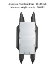 Load image into Gallery viewer, AQUOS New Heavy-Duty for Two Series 11.5 ft Inflatable Pontoon Boat with Haswing 24V 110lbs Transom Hand Control Trolling Motor