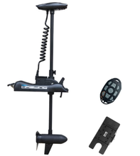 Load image into Gallery viewer, AQUOS Black Haswing Cayman 24V 80LBS 48" Shaft Bow Mount Electric Trolling Motor Portable,Variable Speed,with Quick Release Bracket for Bass Fishing Boats Freshwater and Saltwater Use, Quiet Operation