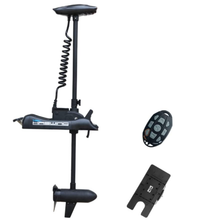 Load image into Gallery viewer, AQUOS Black Haswing Cayman 24V 80LBS 54" Shaft Bow Mount Electric Trolling Motor Portable,Variable Speed,with Quick Release Bracket for Bass Fishing Boats Freshwater and Saltwater Use, Quiet Operation