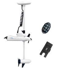 Load image into Gallery viewer, AQUOS White Haswing Cayman 24V 80LBS 48" Shaft Bow Mount Electric Trolling Motor Portable,Variable Speed,with Quick Release Bracket for Bass Fishing Boats Freshwater and Saltwater Use, Quiet Operation