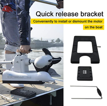 Load image into Gallery viewer, AQUOS White Haswing Cayman 12V 55LBS 48" Shaft Bow Mount Electric Trolling Motor Portable, Variable Speed with Quick release bracket for Bass Fishing Boats Freshwater and Saltwater Use,Quiet Operation