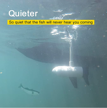 Load image into Gallery viewer, AQUOS White Haswing Cayman 12V 55LBS 48" Shaft Bow Mount Electric Trolling Motor Portable, Variable Speed for Bass Fishing Boats Freshwater and Saltwater Use, Quiet Operation