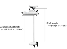 Load image into Gallery viewer, AQUOS White Haswing Cayman 24V 80LBS 54" Shaft Bow Mount Electric Trolling Motor Portable, Variable Speed for Bass Fishing Boats Freshwater and Saltwater Use, Energy Saving, Precise Control, Quiet Operation