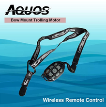 Load image into Gallery viewer, AQUOS Black Haswing Cayman trolling motor accessories Wireless Remote Control for 12V 55LBS or 24V 80LBS Trolling Motor Not for GPS Motor