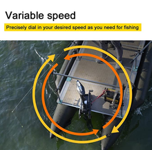 Load image into Gallery viewer, AQUOS Black Haswing Cayman 24V 80LBS 60" Shaft Bow Mount Electric Trolling Motor Lightweight, Variable Speed, with Foot Control/Quick Release Bracket for Bass Fishing Boats Freshwater and Saltwater Use, quiet operation