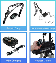Load image into Gallery viewer, AQUOS Black Haswing Cayman trolling motor accessories Wireless Remote Control for 12V 55LBS or 24V 80LBS Trolling Motor Not for GPS Motor