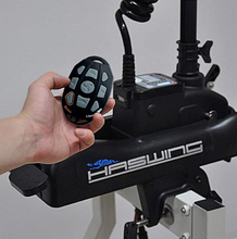 Load image into Gallery viewer, AQUOS Black Haswing Cayman trolling motor accessories Wireless Remote Control for 12V 55LBS or 24V 80LBS Trolling Motor Not for GPS Motor