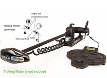 Load image into Gallery viewer, AQUOS Black Haswing Cayman trolling motor accessories Foot Controller/Foot Pedal Wired for BM Electric Trolling Motor on Bass Fishing, Bass Boat, Jon Boat, Pontoon Boat, Inflatable Boat, Not for GPS Motor