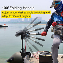 Load image into Gallery viewer, AQUOS Black Haswing 24V 110LBS 35.5" Shaft Transom motor Electric Trolling Motor for Freshwater and Saltwater Use