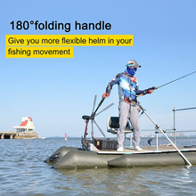 Load image into Gallery viewer, AQUOS Black Haswing 12V 65LBS 35.5inch Shaft Transom motor Electric Trolling Motor for Saltwater and Freshwater Use, Brushless Motor