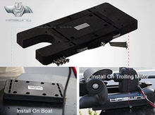 Load image into Gallery viewer, AQUOS Black Haswing trolling motor accessories Quick Release Bracket Quick Mounted Plate for Cayman BM Electric Trolling Motors on Bass Boat, Inflatable Boat, Pontoon Boat, Bass fishing, Lure fishing