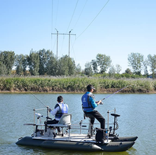 Load image into Gallery viewer, AQUOS boat accessories New Adjustable Boat Seat Pedestal Smooth 360° Rotation Gas Lift Swivel, Support 13"-18", for Bass Fishing Boat,Aluminum,Wooden Boat,Fiberglass Hard Hull Boat