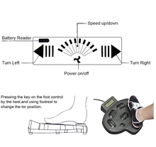 Load image into Gallery viewer, AQUOS Black Haswing Cayman trolling motor accessories Foot Controller/Foot Pedal Wired for BM Electric Trolling Motor on Bass Fishing, Bass Boat, Jon Boat, Pontoon Boat, Inflatable Boat, Not for GPS Motor