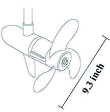 Load image into Gallery viewer, AQUOS Haswing 3 Blade Propeller for 65LBS 50744 /85LBS Trolling Motors