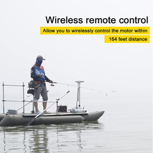 Load image into Gallery viewer, AQUOS White Haswing Cayman 24V 80LBS 54" Shaft Bow Mount Electric Trolling Motor Portable,Variable Speed,with Quick Release Bracket for Bass Fishing Boats Freshwater and Saltwater Use, Quiet Operation
