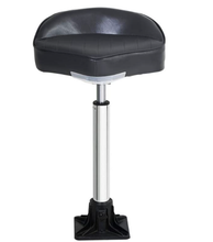 Load image into Gallery viewer, AQUOS boat accessories 360°Swivel Boat Seat with Adjustable Height Power Pedestal Seat Mount 20"-30"