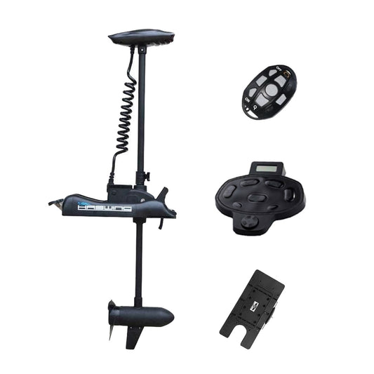 Haswing CaymanB 24V 80LBS 48in Bow Mount Trolling Motor – Wireless Remote & Wireless Foot Control, Quick Release