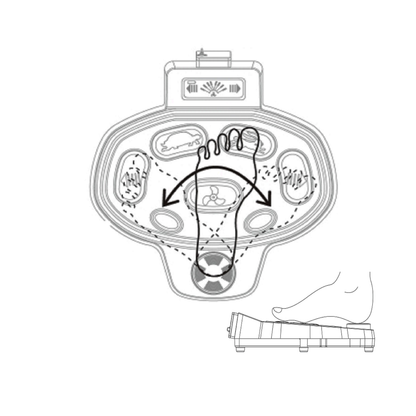 Haswing Wireless Foot Control for 50700 50718D 50706 50736 Trolling Motors