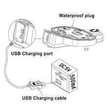 Load image into Gallery viewer, AQUOS Black Haswing Cayman trolling motor accessories 2.4G Version Wireless Foot Control For 50700/50718D/50706 Electric Trolling Motor for Bass fishing on Bass boat, Jon Boat, Pontoon Boat, Inflatable Boat, Not for GPS Motor
