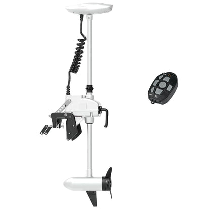 Haswing CaymanT 12V 55LBS 26in Transom Trolling Motor – Wireless Remote & Wireless Foot Control Option