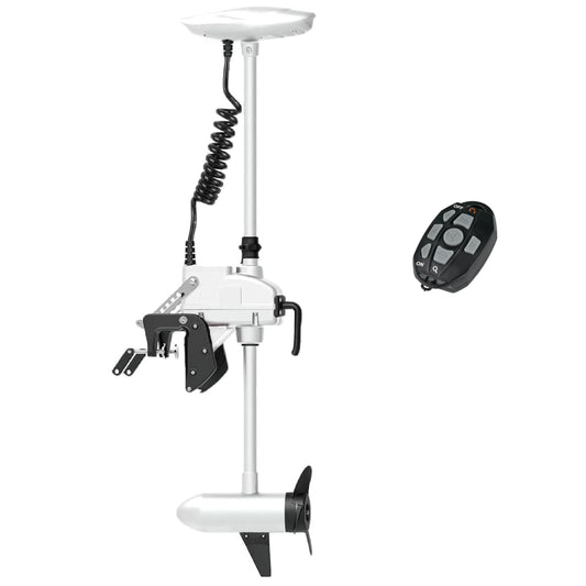 Haswing CaymanT 12V 55LBS 26in Transom Trolling Motor – Wireless Remote & Wireless Foot Control Option