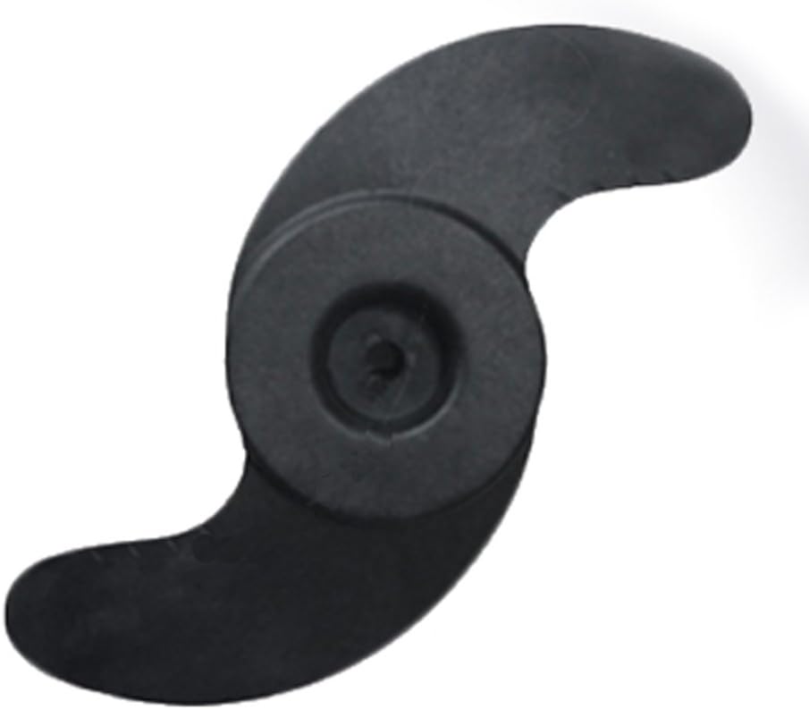 AQUOS Black Haswing Cayman trolling motor accessories 2 Blade Replacement Propeller Suit for Haswing 80 LBS Bow Mount Electric Trolling Motors, Black, 11 Inch Diam