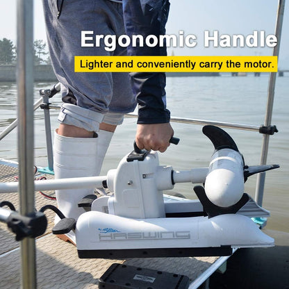 Haswing CaymanB 12V 55LBS 48in Bow Mount Trolling Motor – Wireless Remote