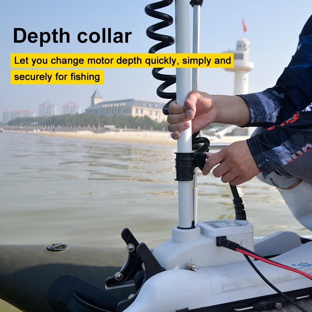 Haswing CaymanB 12V 55LBS 48in Bow Mount Trolling Motor – Wireless Remote