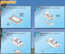 Load image into Gallery viewer, Haswing Quick Release Bracket for Bow Mount Trolling Motor
