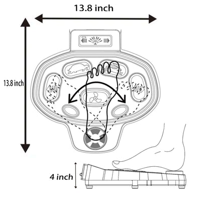 Haswing Wireless Foot Control for 50700 50718D 50706 50736 Trolling Motors