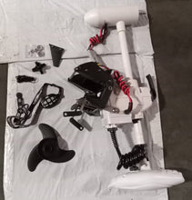 Load image into Gallery viewer, 【New other】AQUOS Haswing 12V 55LBS 26inch Shaft with Wireless Remote Transom Trolling Motor Freshwater and Saltwater Use Fishing Boat Kayak
