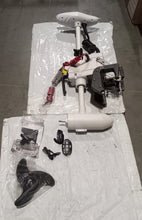 Load image into Gallery viewer, 【New other】AQUOS Haswing 12V 55LBS 26inch Shaft with Wireless Remote Transom Trolling Motor Freshwater and Saltwater Use Fishing Boat Kayak
