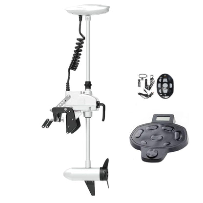 Haswing CaymanT 12V 55LBS 26in Transom Trolling Motor – Wireless Remote & Wireless Foot Control Option