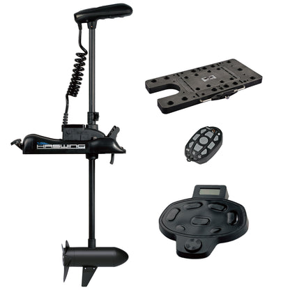 Haswing GPS 12V 55LBS 54in Bow Mount Trolling Motor - Wireless Remote, Foot Control, Quick Release Bracket