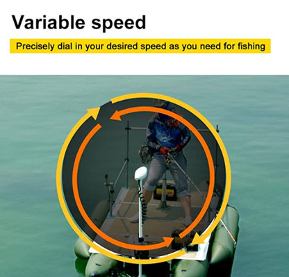 Haswing CaymanB 12V 55LBS 54in Bow Mount Trolling Motor – Wireless Remote