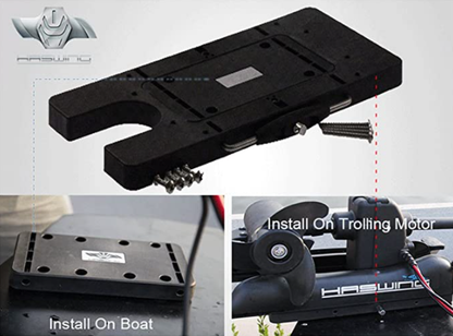 Haswing Quick Release Bracket for Bow Mount Trolling Motor